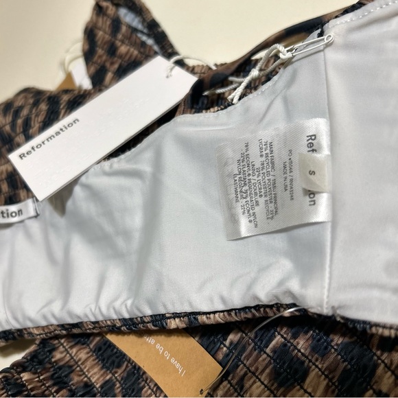 Reformation - NWT Leopard Print Bikini - Picture 6 of 7